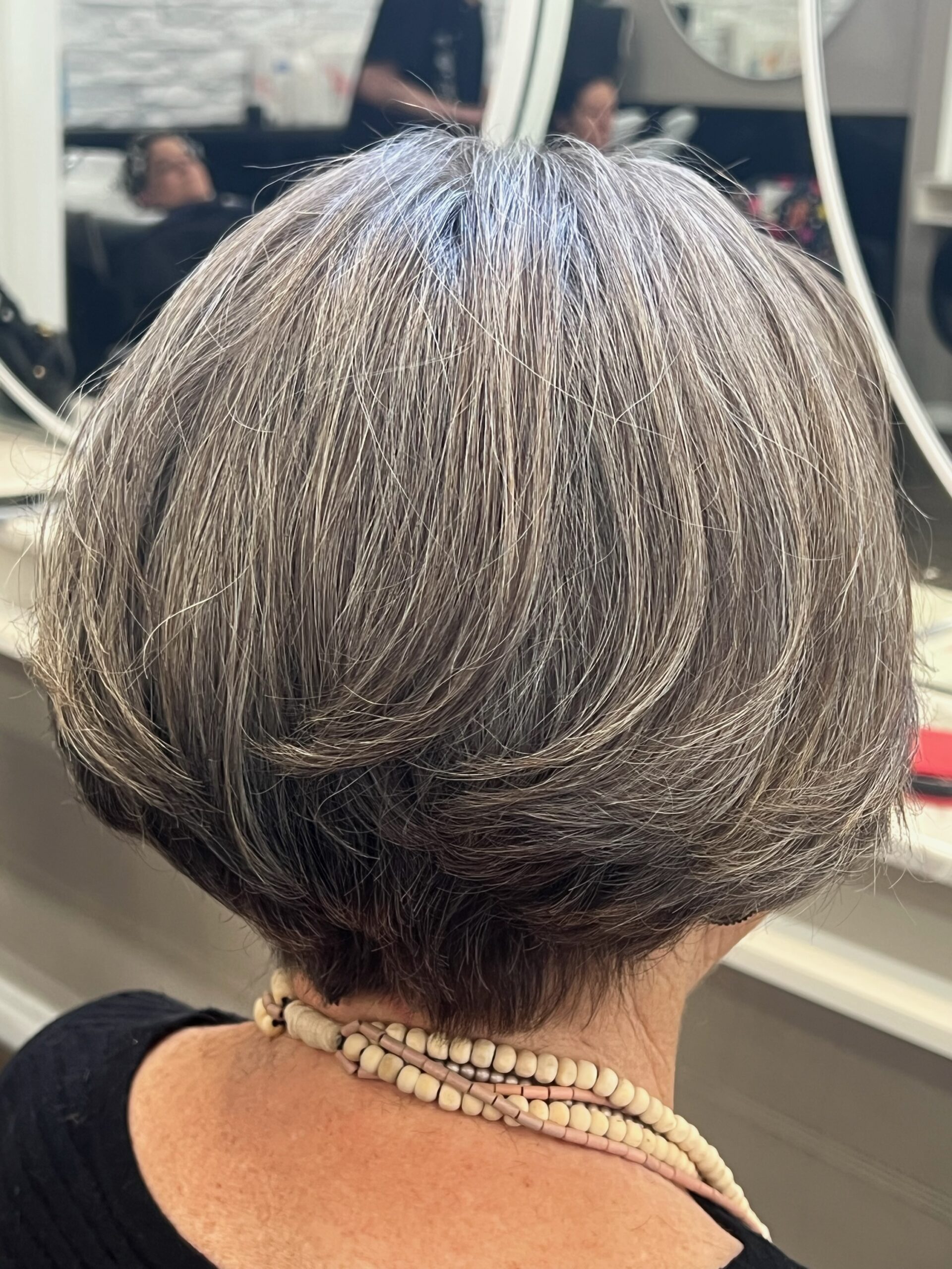 blowwave on short hair